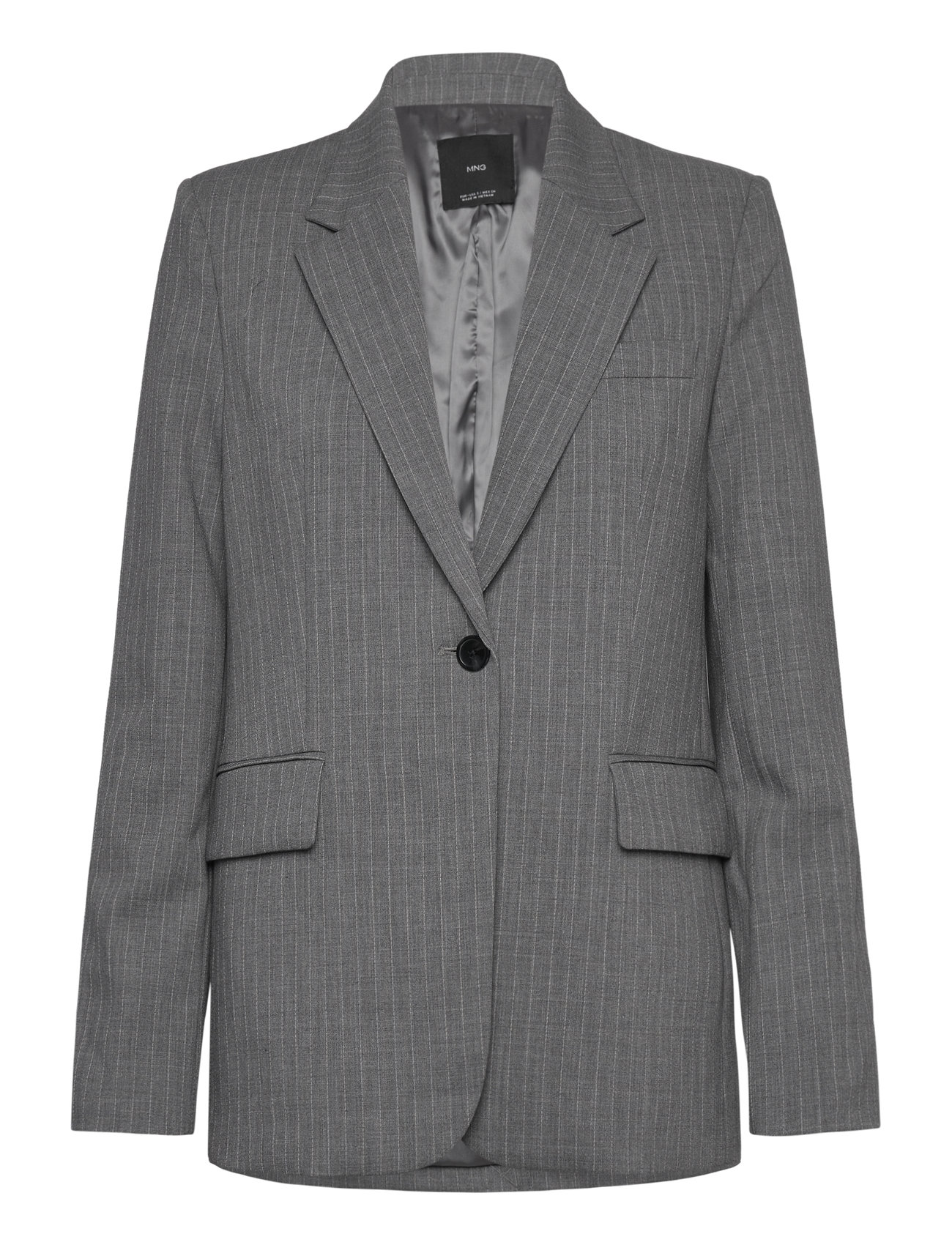 MANGO Pinstripe Anzug Jacke Grau - XS - Damen