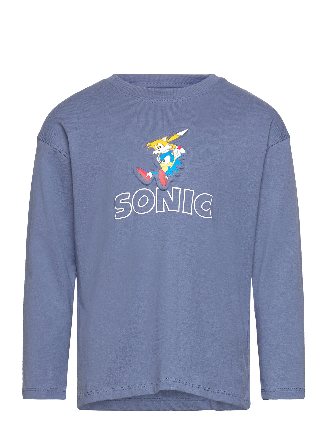 Mango Embossed Sonic T-Shirt Blå