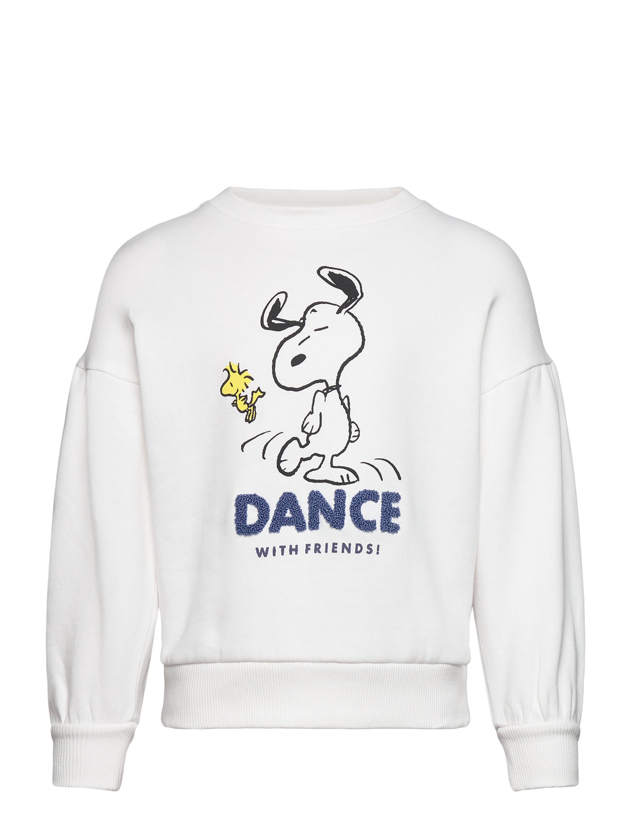 Snoopy Textured Sweatshirt White Mango