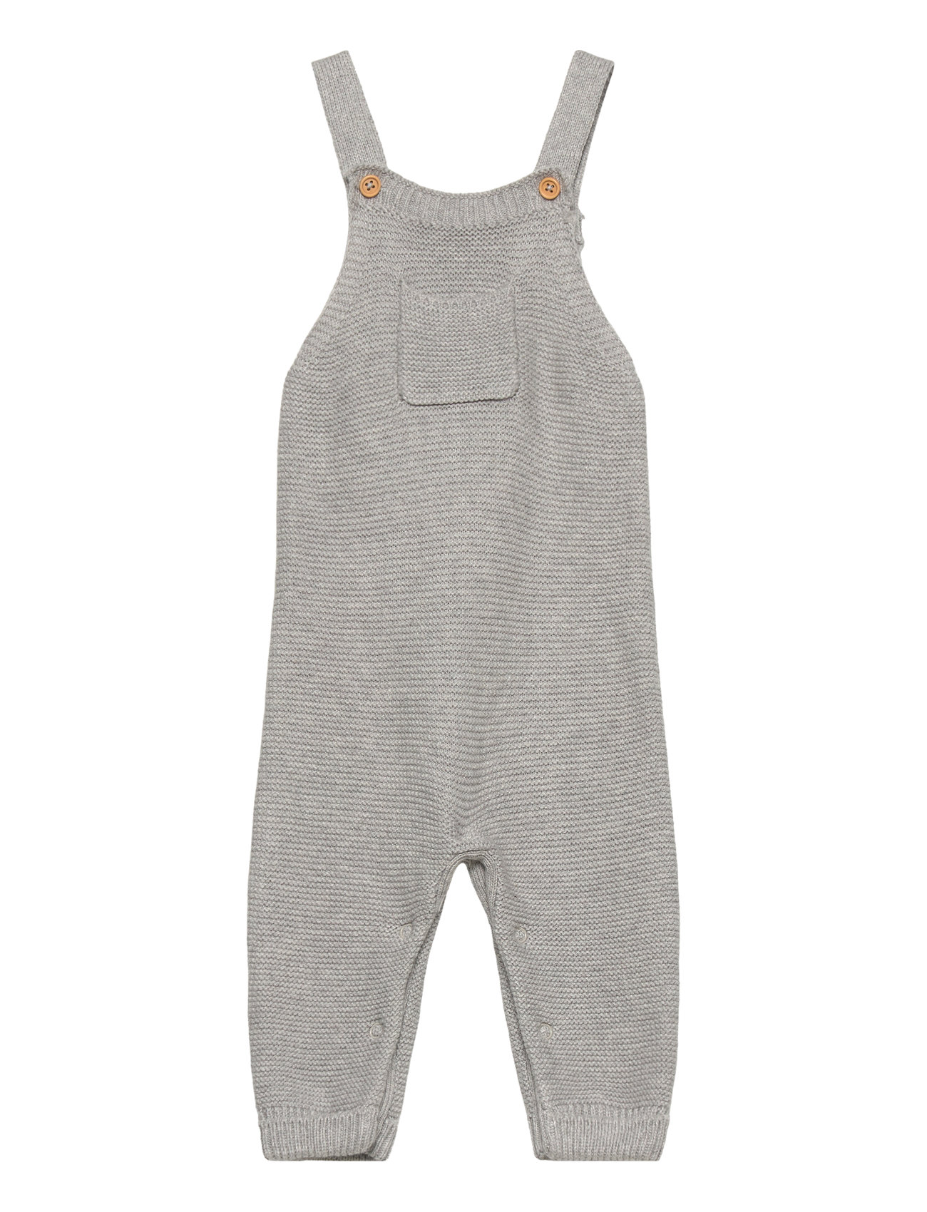 Cotton Knit Dungarees Grey Mango