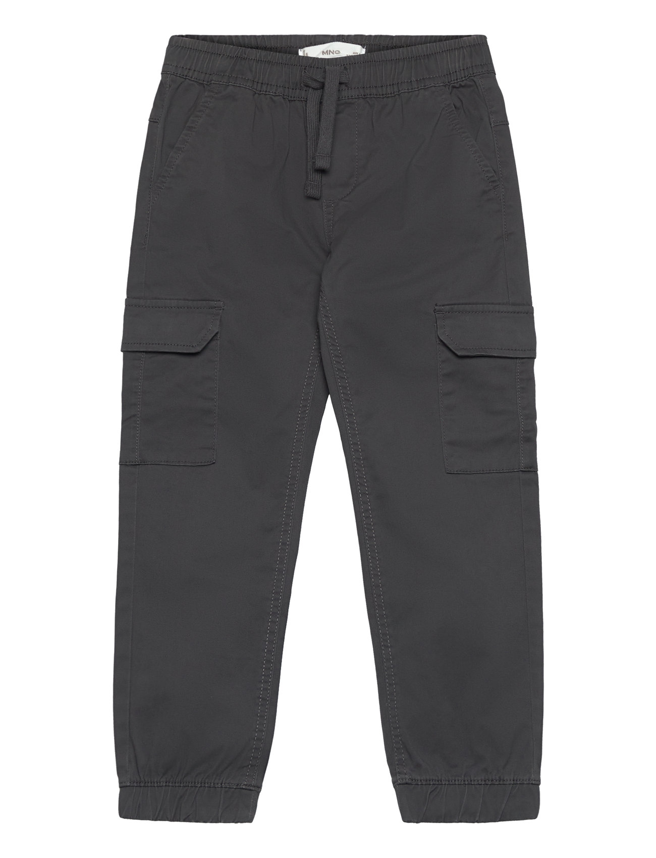 Mango Cargo Jogger Trousers Svart