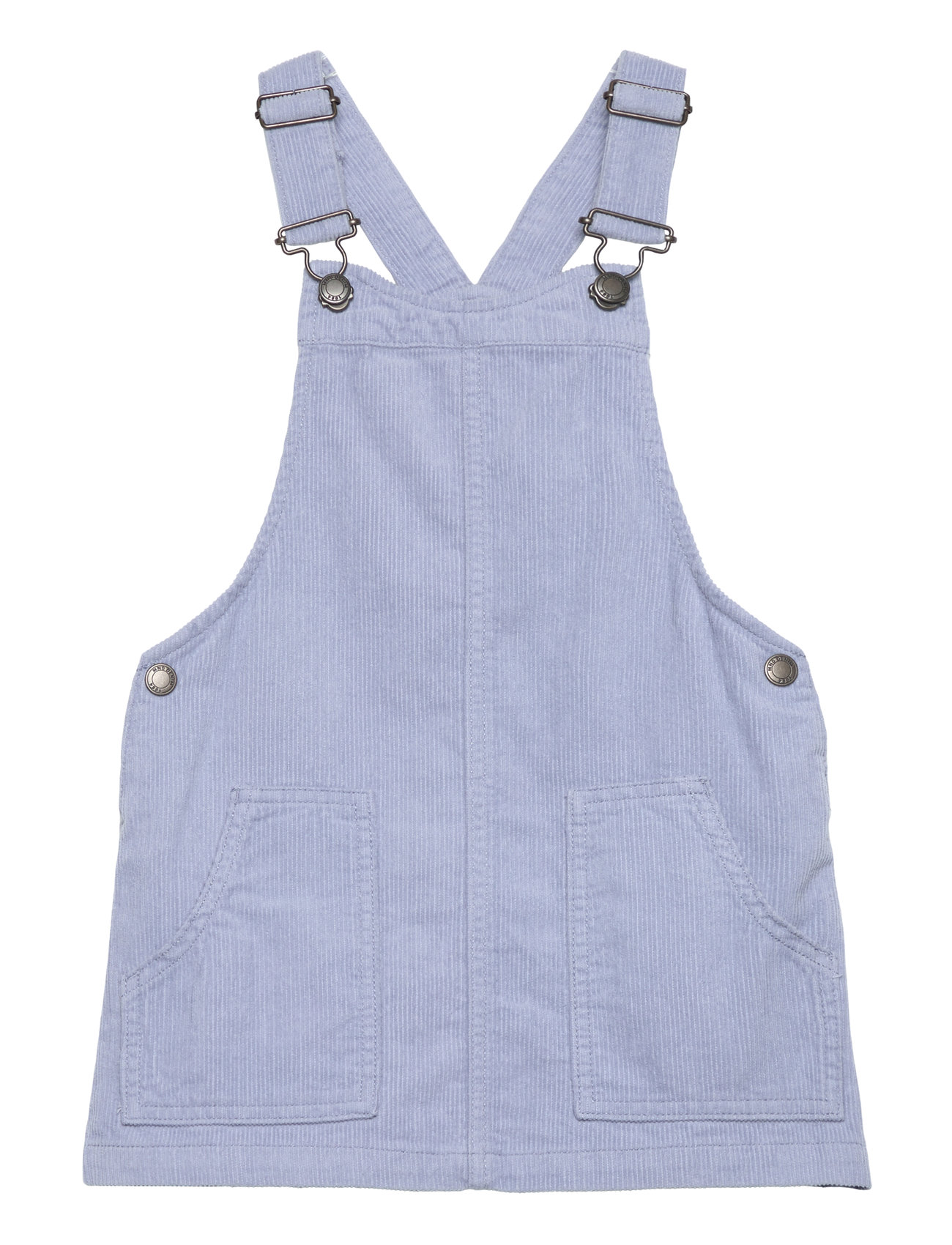 Mango Corduroy Pinafore With Pockets Blå