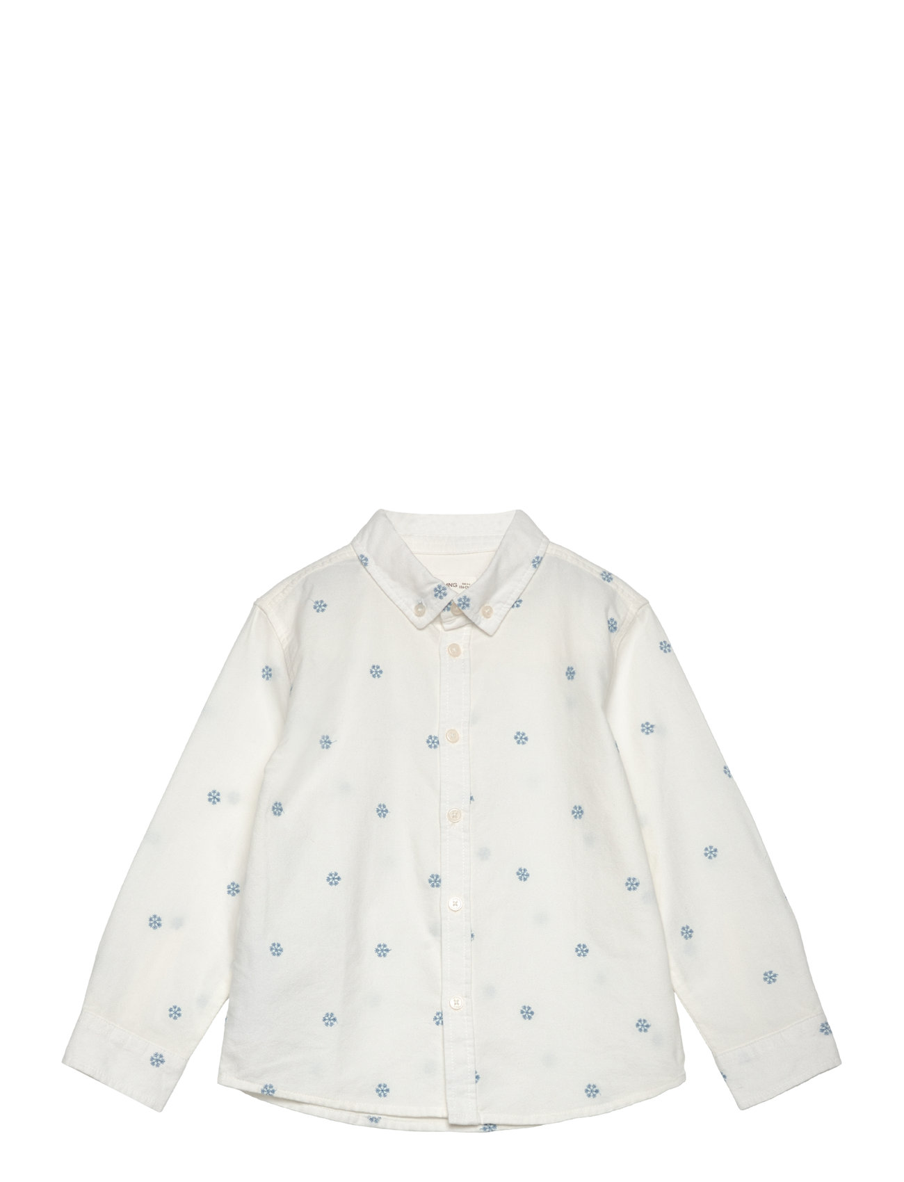Embroidered Detail Shirt White Mango