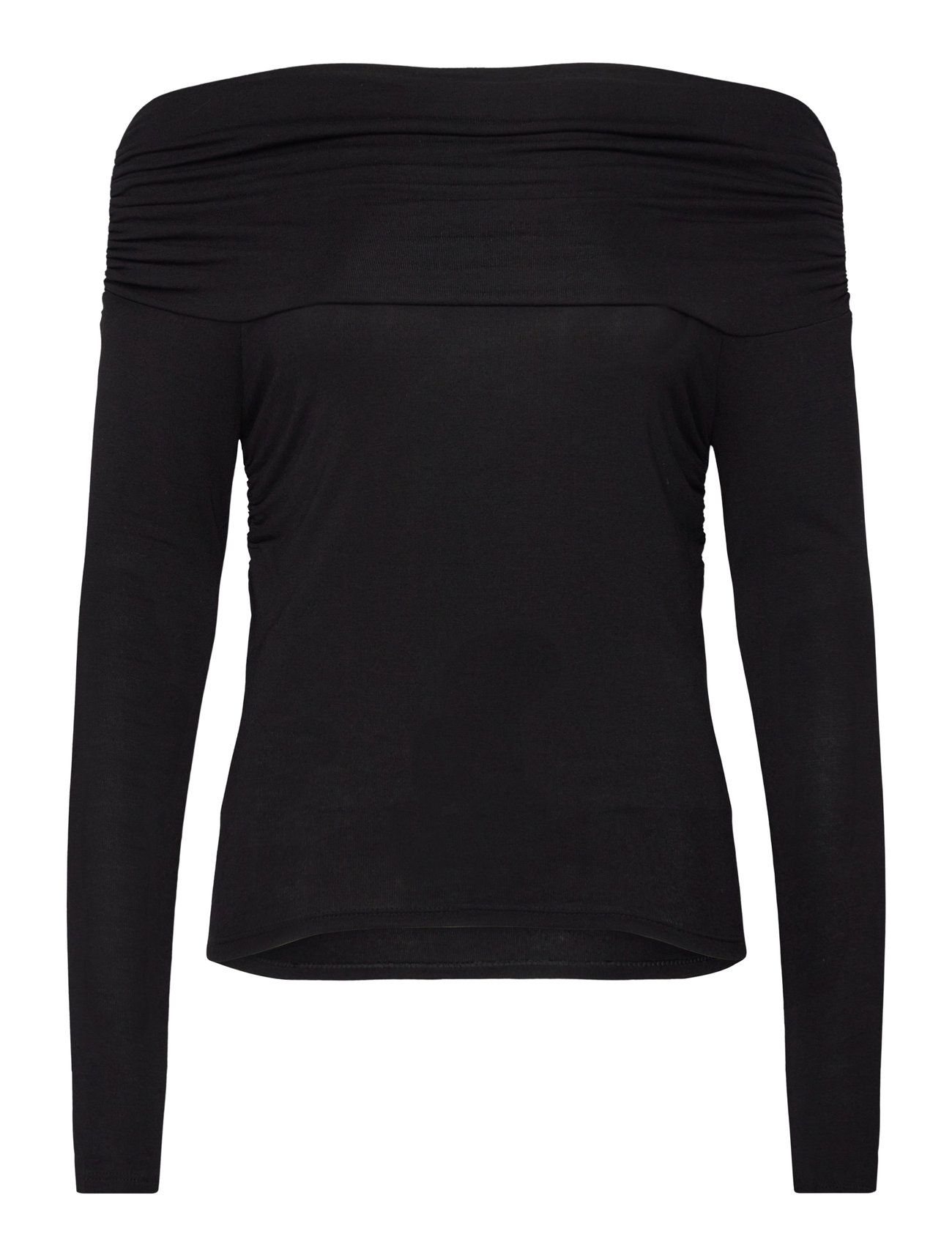 Off Shoulders T-Shirt Black Mango