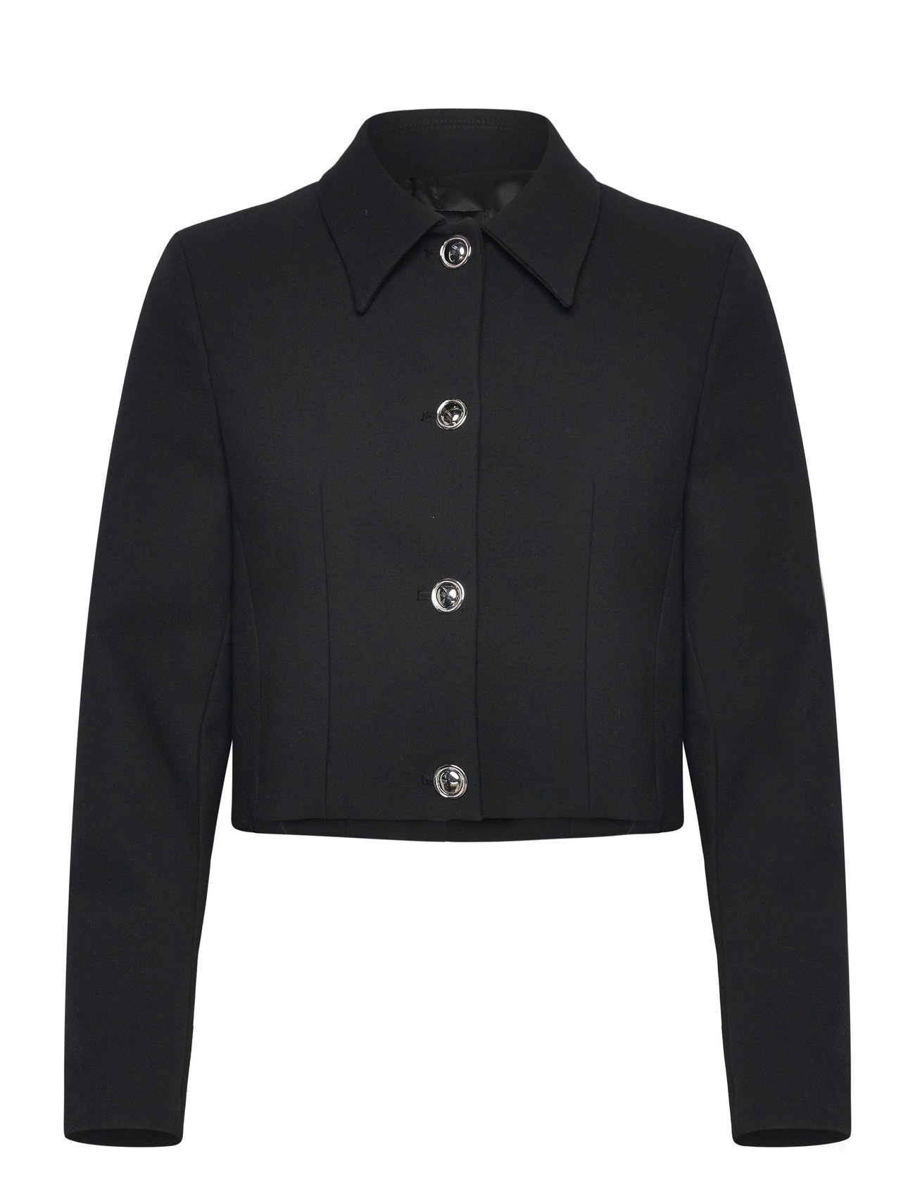 Butt D Cropped Jacket Black Mango