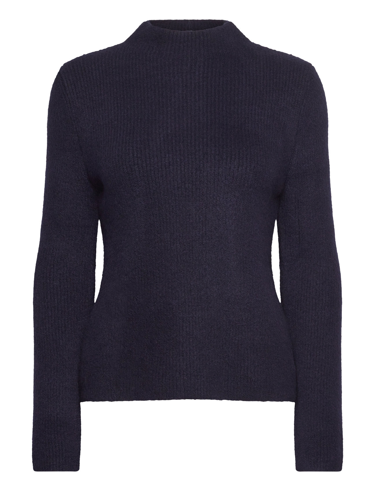 Perkins-Neck Knitted Sweater Navy Mango