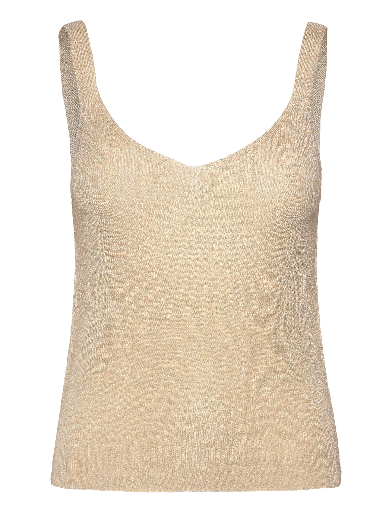 Lurex Knitted Top Beige Mango