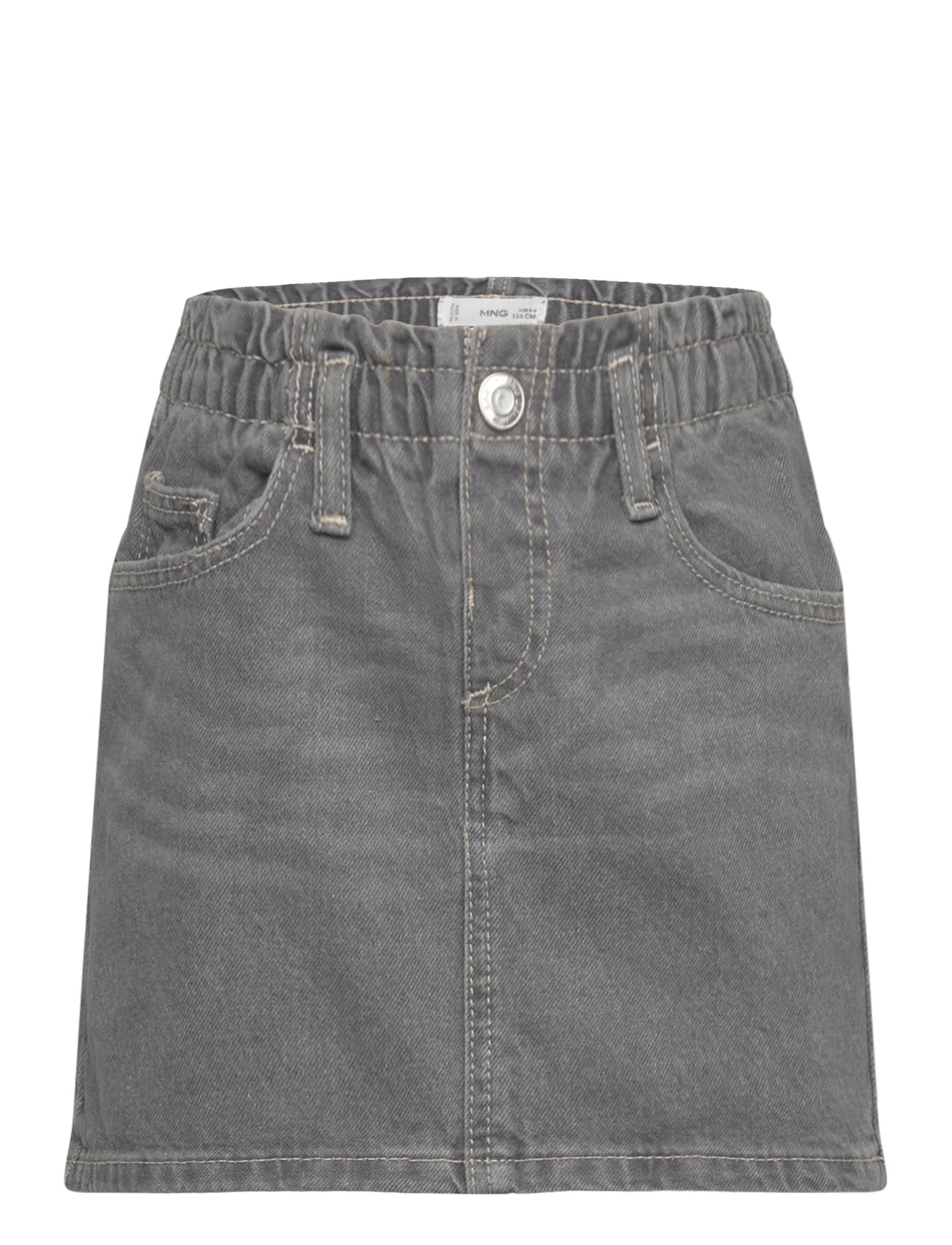 Paperbag Denim Skirt Grey Mango 171286