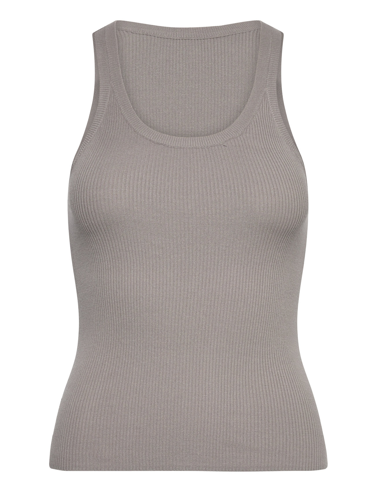 Knit Strap Top Grey Mango 181873