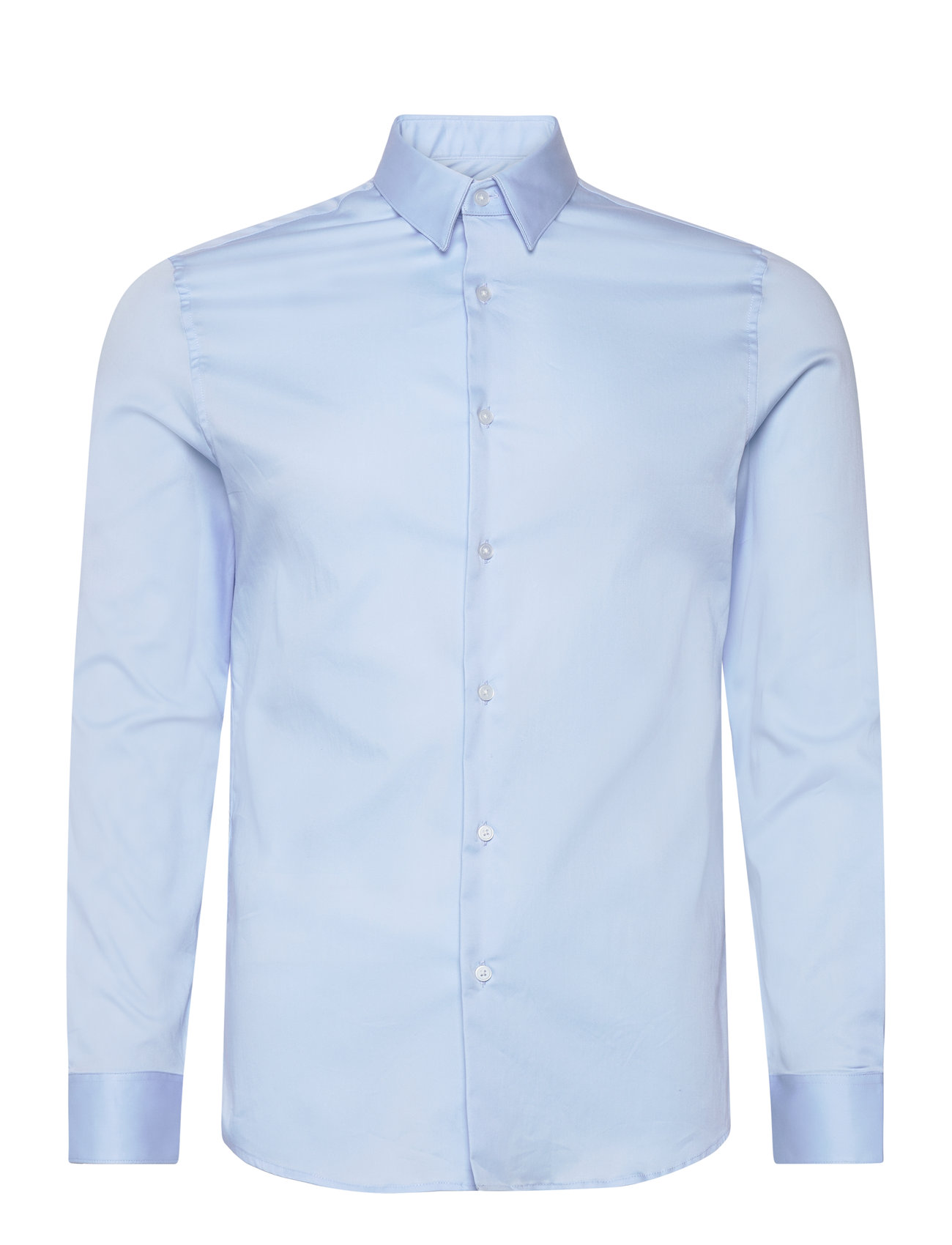 Super Slim-Fit Poplin Suit Shirt Blue Mango 169516