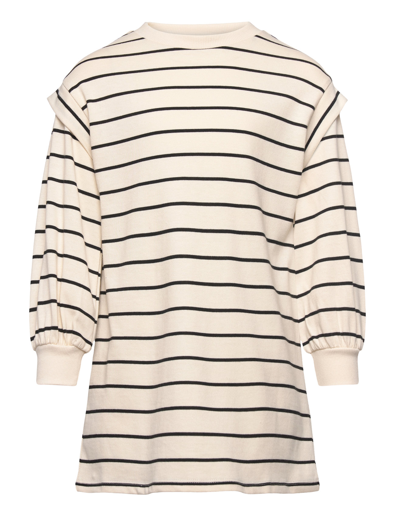 Striped Cotton Dress Beige Mango 185857