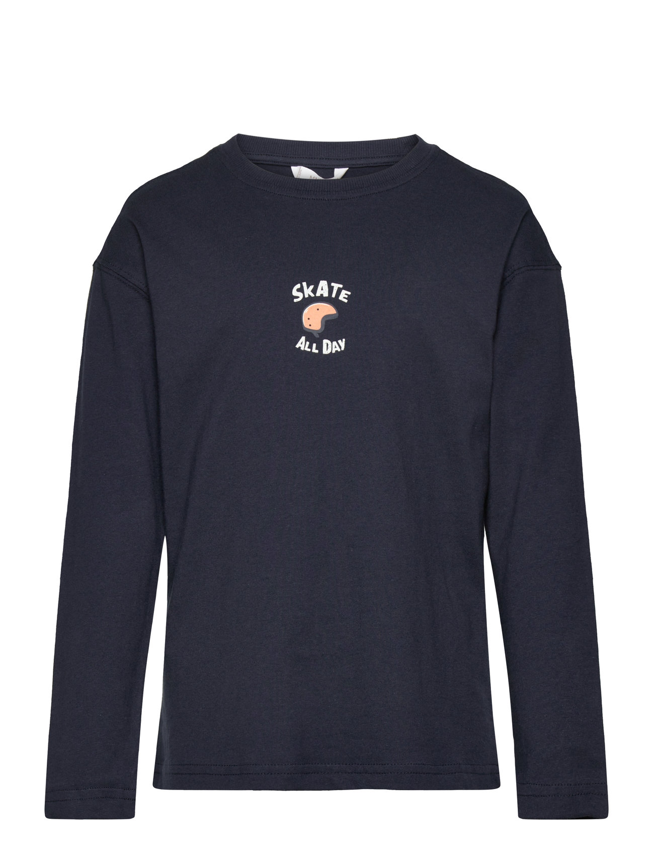 MANGO Printed Baumwolle-Blend T-Shirt Navy - 116 - Kinder