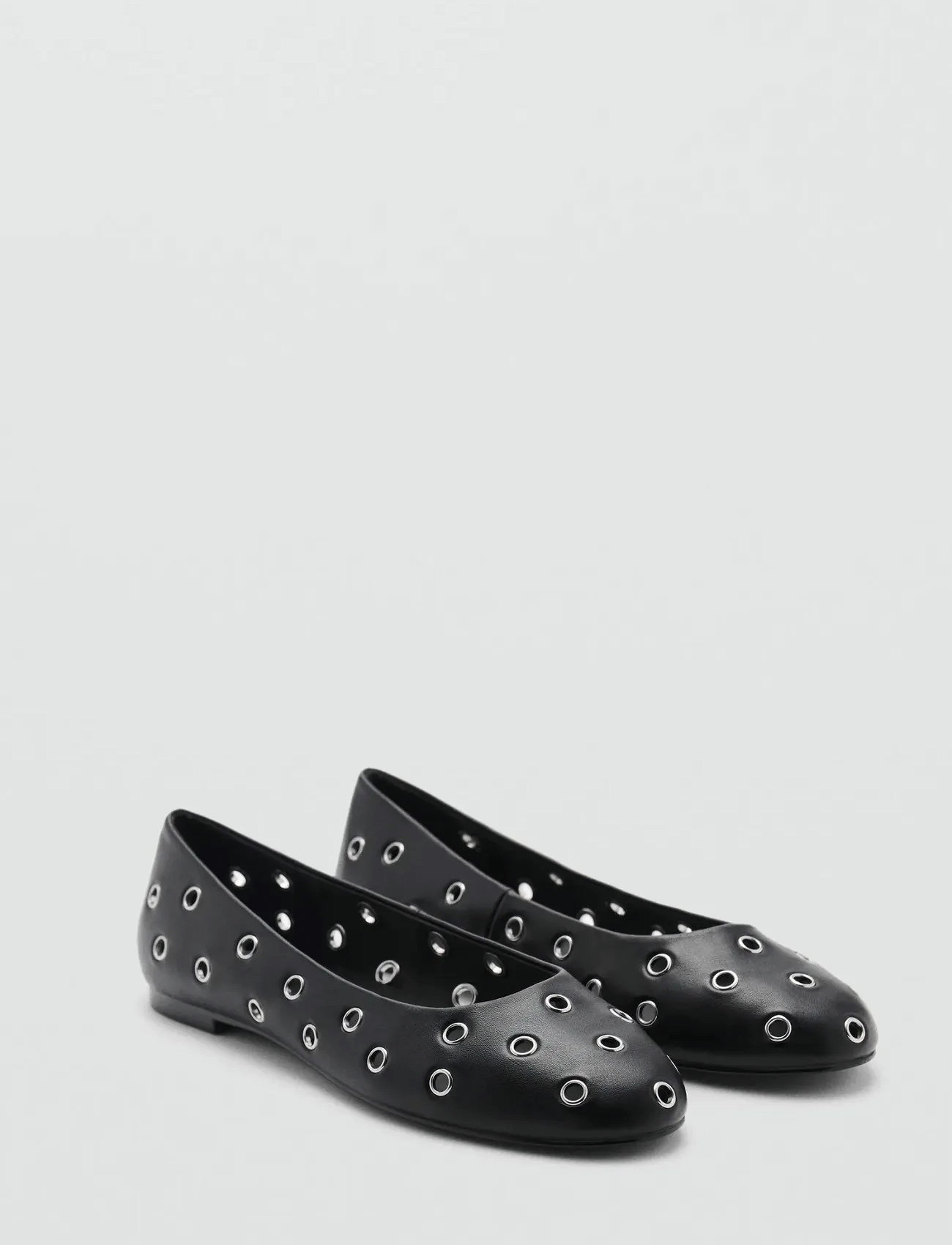 Mango Die-Cut Ballerinas, 40, Black, Sko > Ballerinaer, Dame