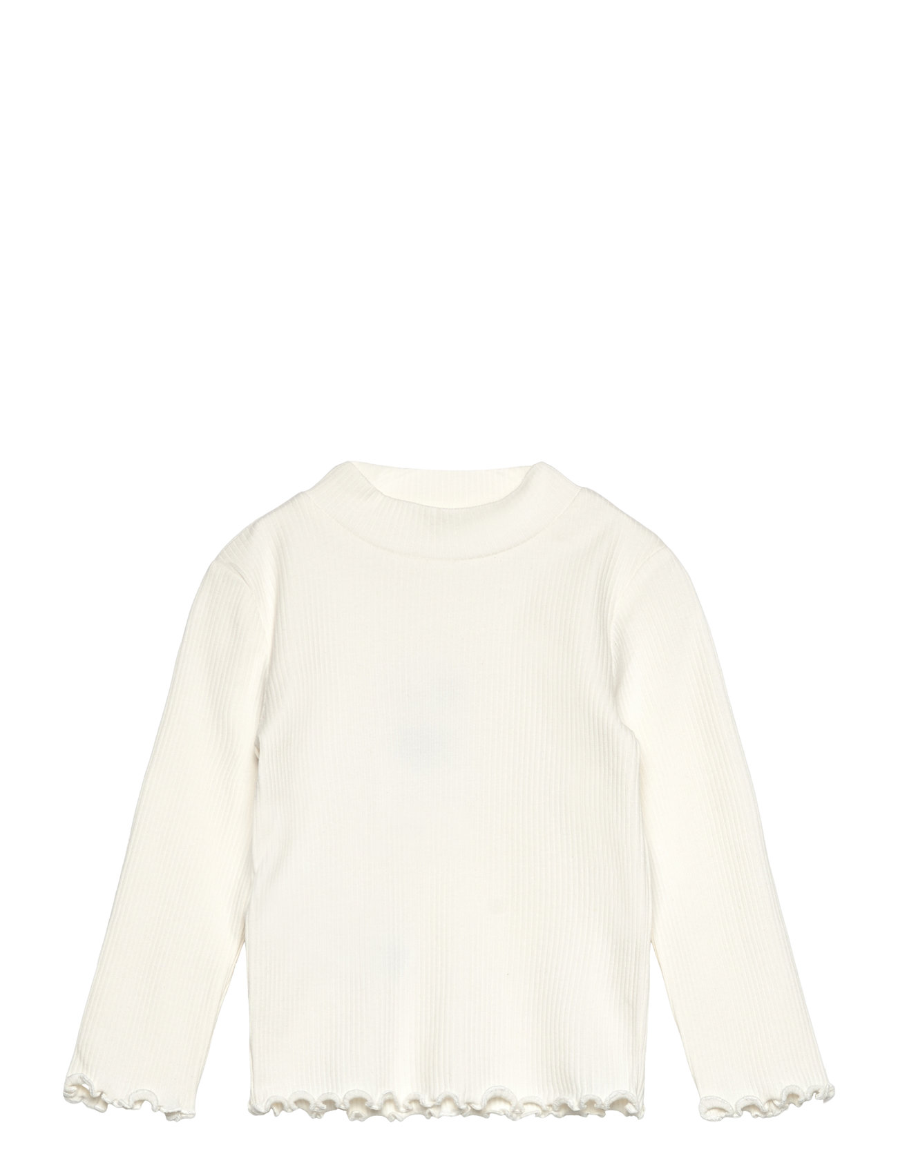 Mango Turtleneck Long-Sleeved T-Shirt Vit