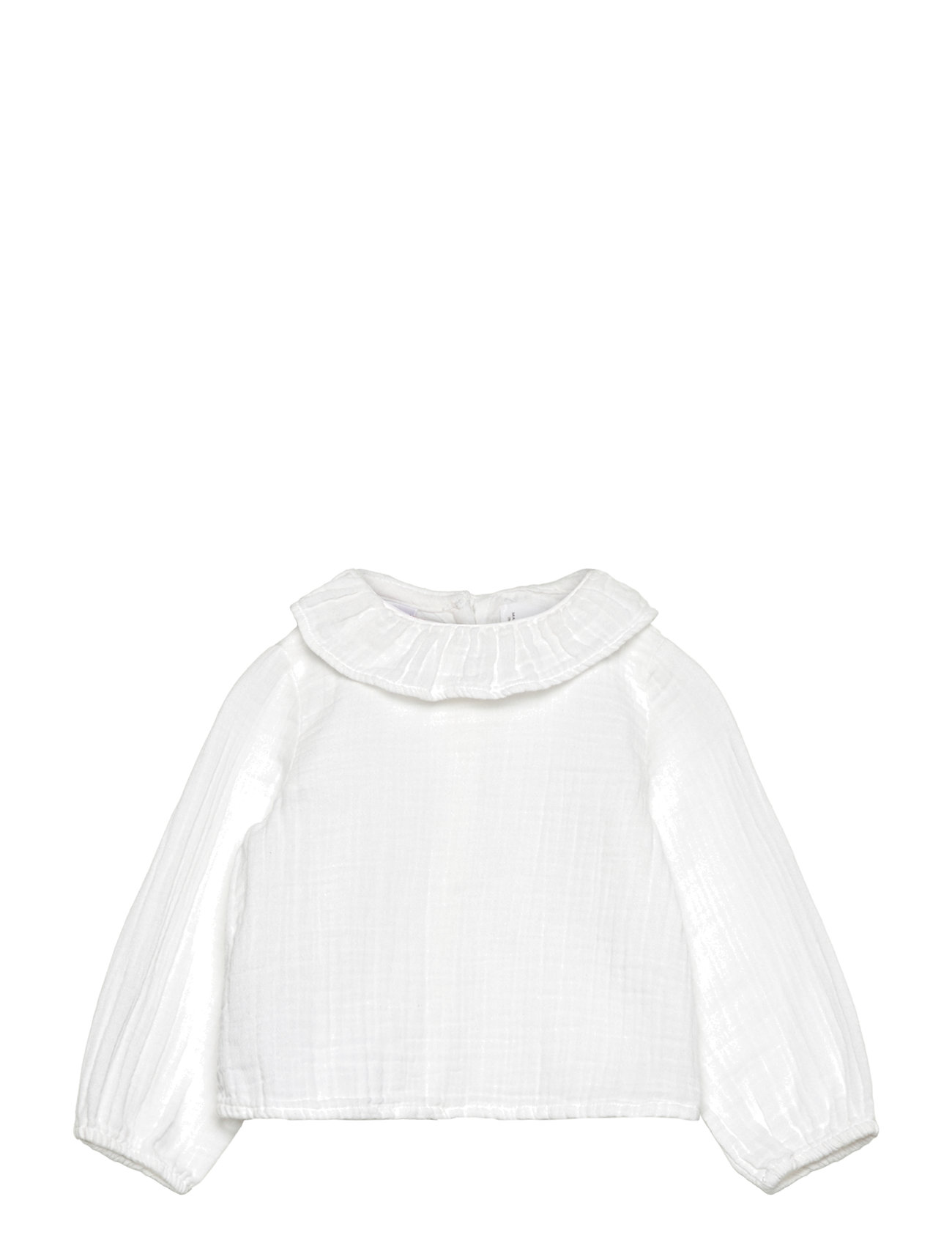 MANGO Cheesecloth Baumwolle Bluse Weiß - 74 - Kinder
