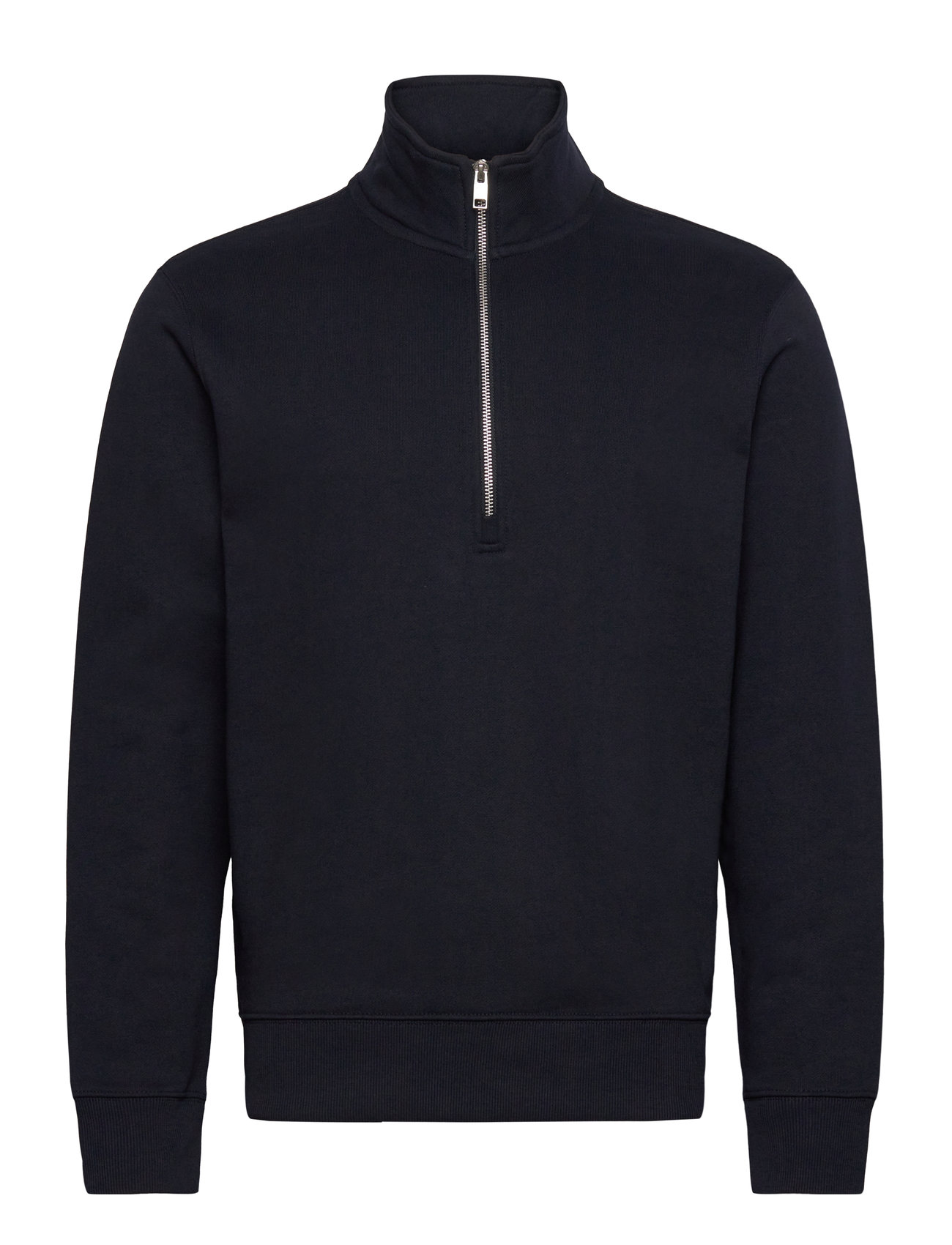 Mango Regular-Fit Zip-Neck Sweatshirt, XXL, Navy, Sweatshirts & Hættetrøjer > Sweatshirts, Herre