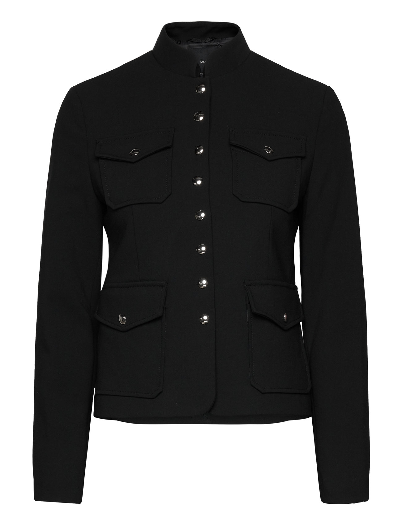 MANGO Jacke Pockets With Button Detail Schwarz - XS - Damen