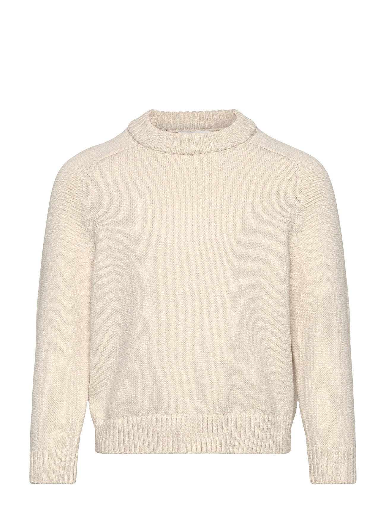 Mango Knitted Cotton Sweater, 116, Beige, Strik > Pullovere, Børn