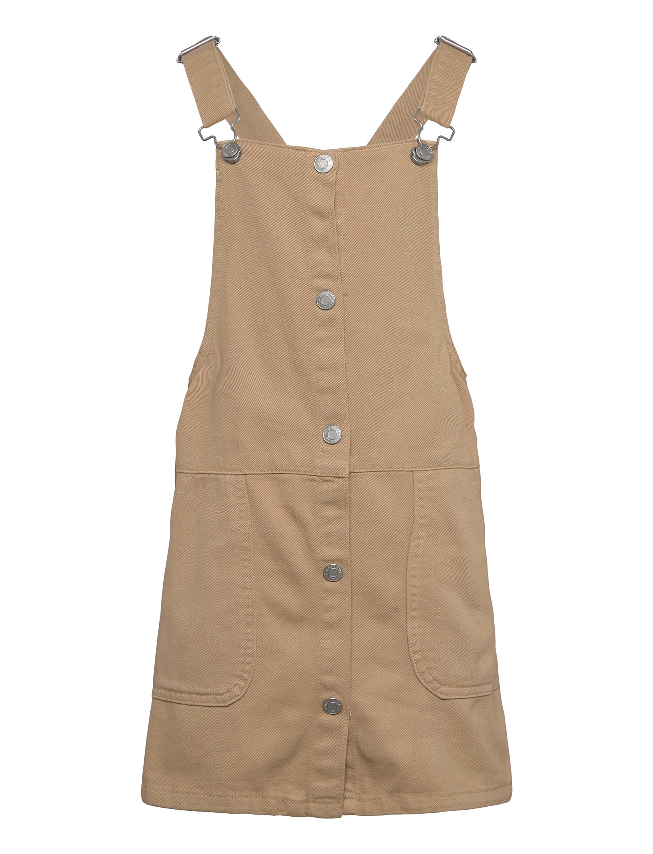 Mango Short Denim Pinafore Brun