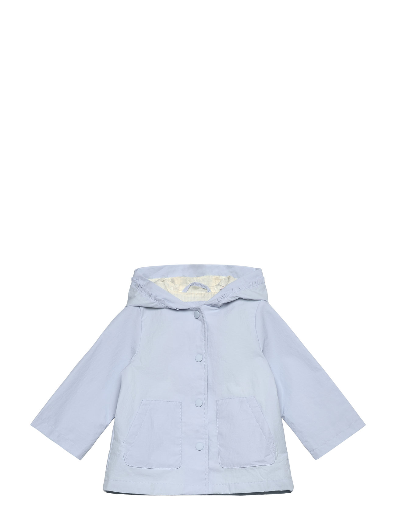 Mango Raincoat Hooded Jacket Blå
