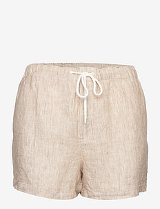 LINEN - casual shorts - brown
