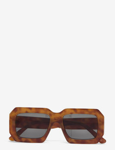 LOLA - firkantede solbriller - xocolate