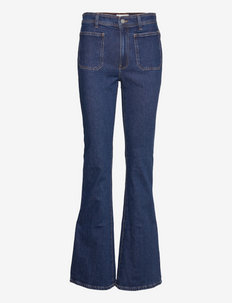VALEN - bootcut jeans - dark denim