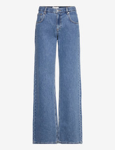ELOISE - brede jeans - dark denim