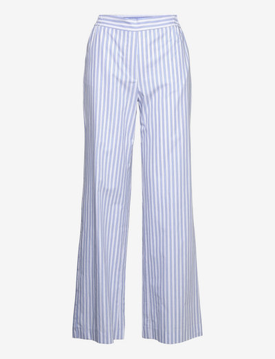 JUANY - bukser med brede ben - blue