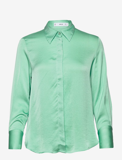 IDEALE - langærmede skjorter - pastel green