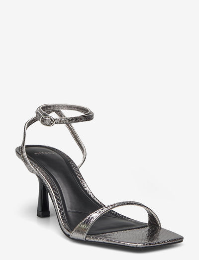 Metallic sandals