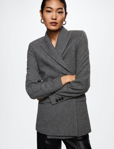 ANNA - oversized blazere - grey