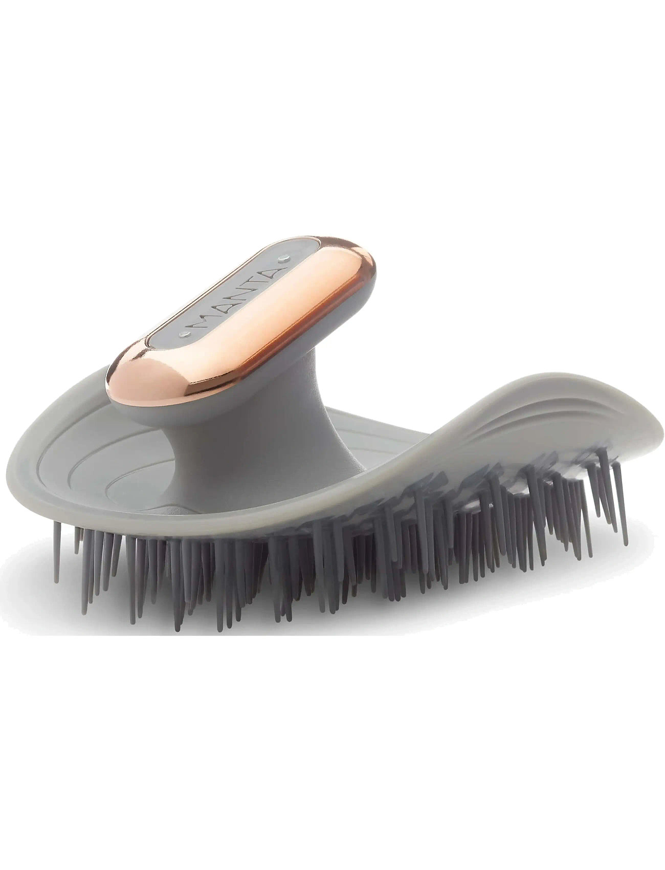 Manta Pulse Grey / Rose Gold, 1 PCS, Grey, Hårbørster Og Kamme > Detangling Brush, Dame