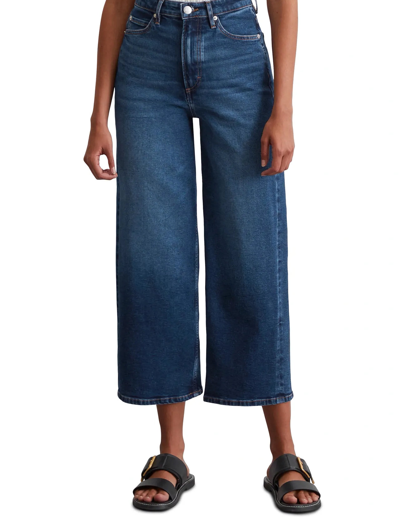 Marc O'Polo Denim Trousers, 33 x 32, Blue, Jeans > Vidde, Dame
