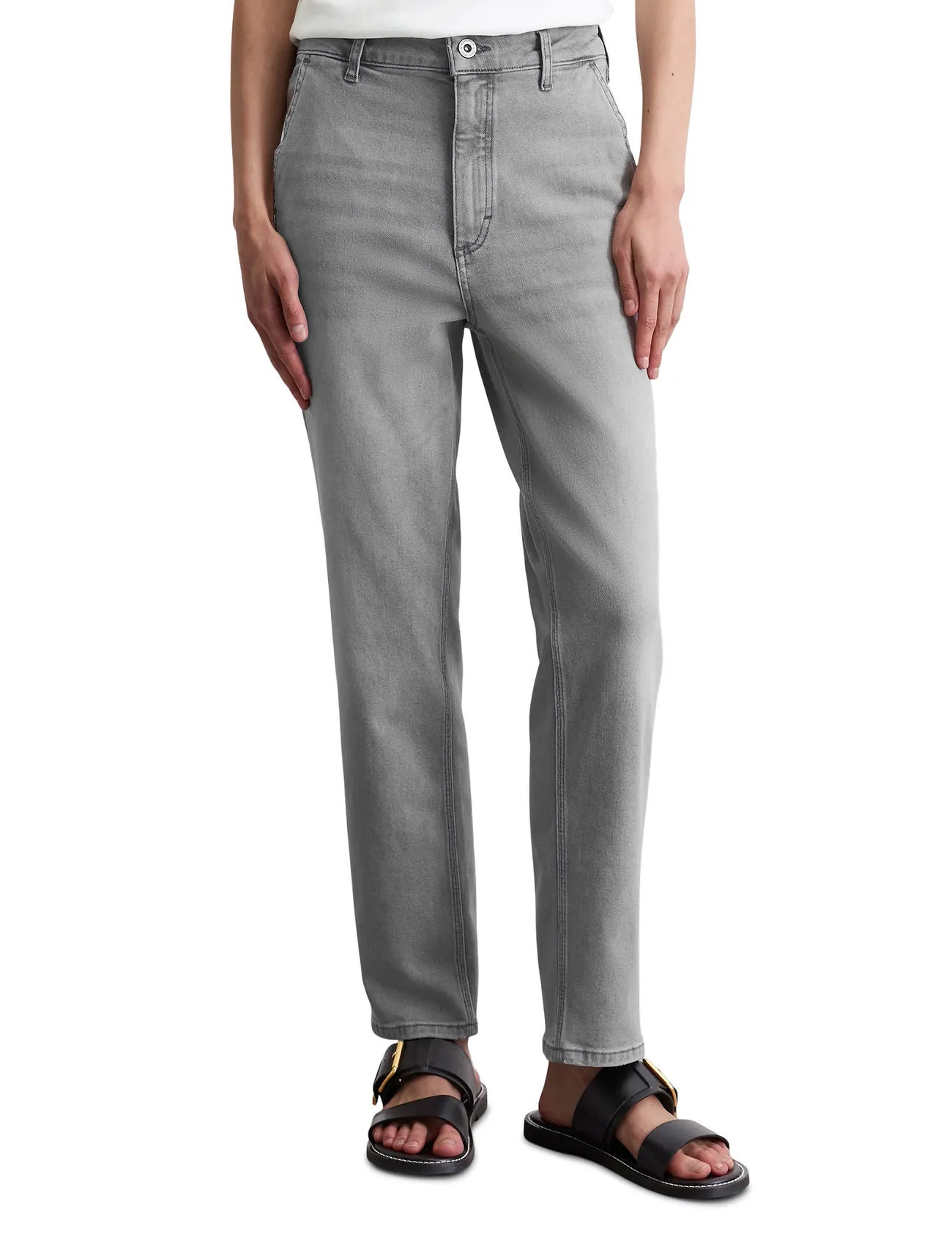 Marc O'Polo Denim Trousers, 29 x 32, Grey, Jeans > Smalle, Dame