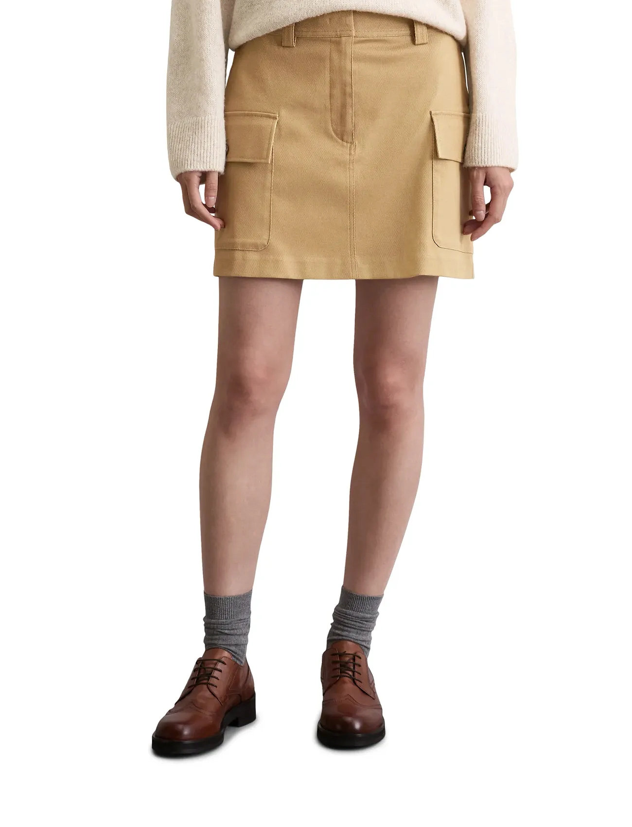 Marc O'Polo Woven Nederdele, 34, Beige, Nederdele > Korte Nederdele, Dame