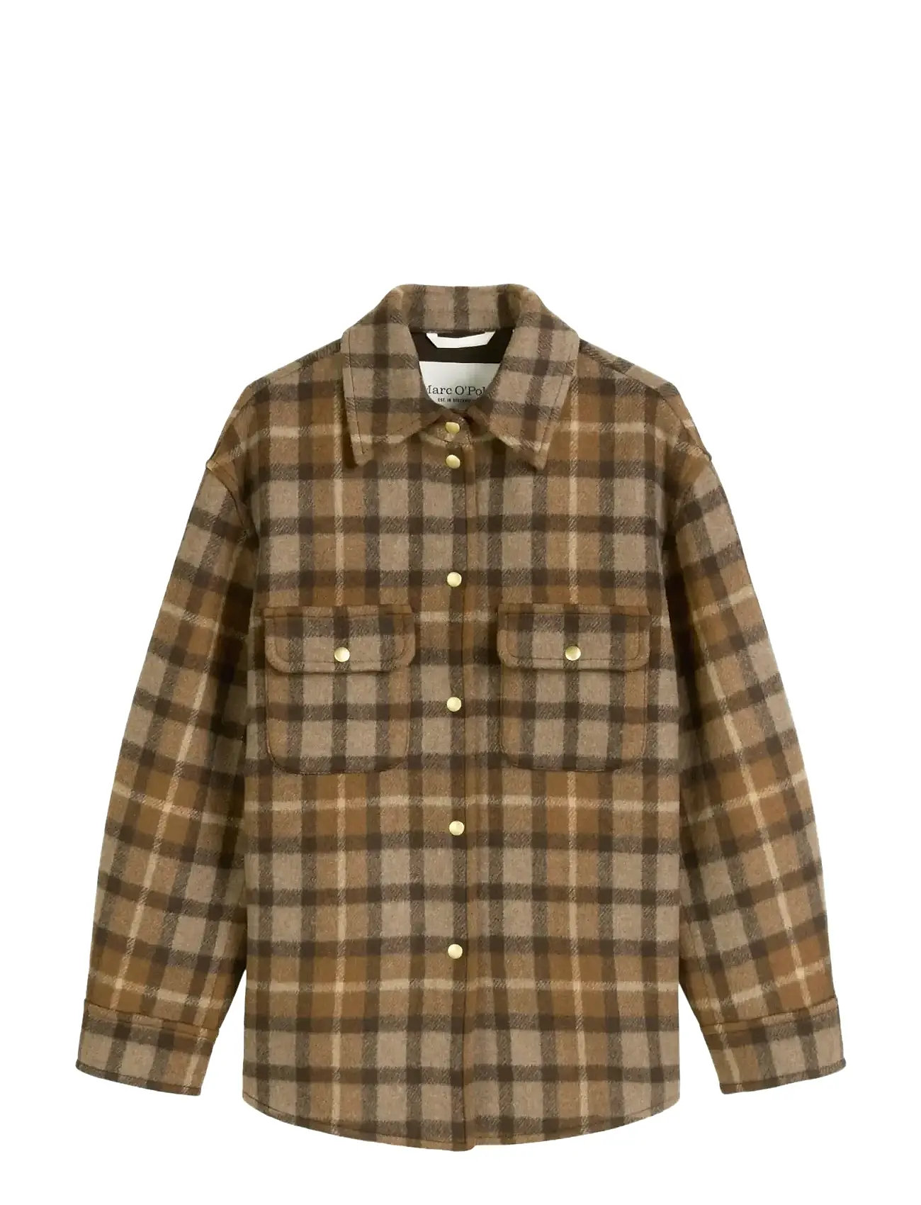 MARC O'POLO Woven Outdoor Jacken Braun - 44 - Damen
