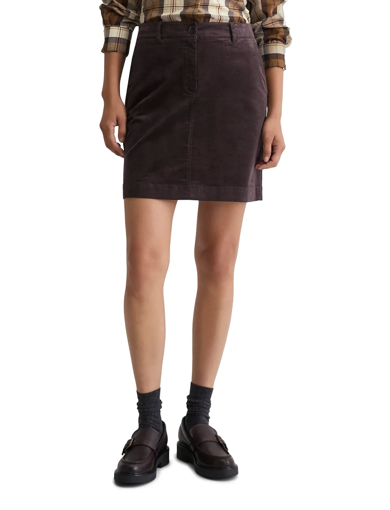 Marc O'Polo Woven Nederdele, 36, Brown, Nederdele > Korte Nederdele, Dame