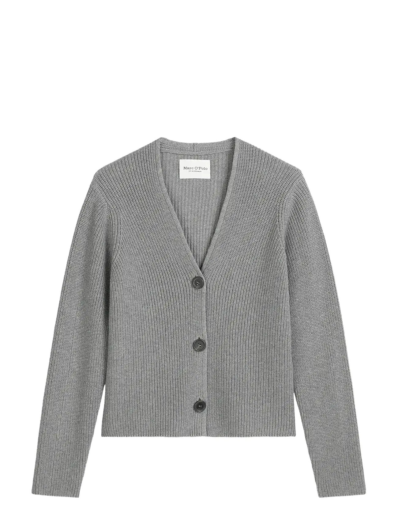 MARC O'POLO Cardigans Lange Ärmel Grau - XL - Damen
