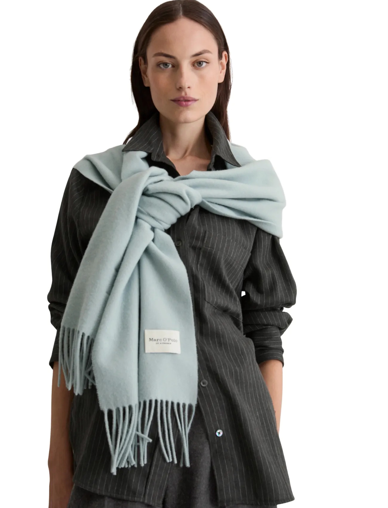 Marc O'Polo Scarves, One Size, Blue, Tørklæder > Vintertørklæder, Dame