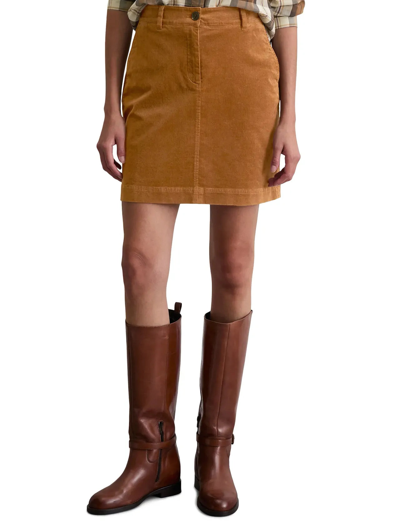 Marc O'Polo Woven Nederdele, 44, Brown, Nederdele > Korte Nederdele, Dame