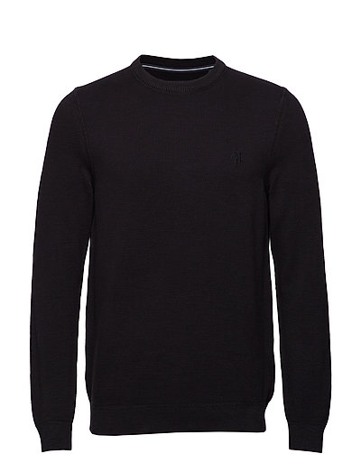Pullover Long Sleeve Strickpullover Rundhals Schwarz MARC O'POLO