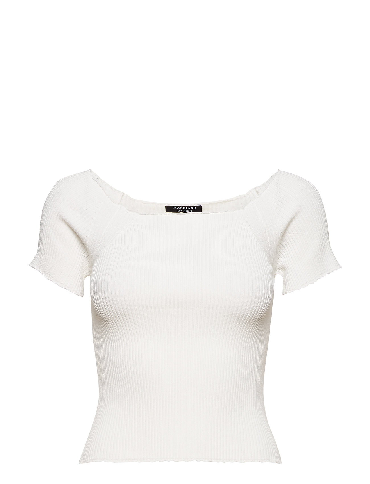 Kyra Sw Outshouledr Top T Shirts Tops Short Sleeved Wit Marciano By Guess marciano by guess kopen in de aanbieding Kyra Sw Outshouledr Top T Shirts Tops Short Sleeved Wit Marciano By Guess marciano by guess kopen in de aanbieding