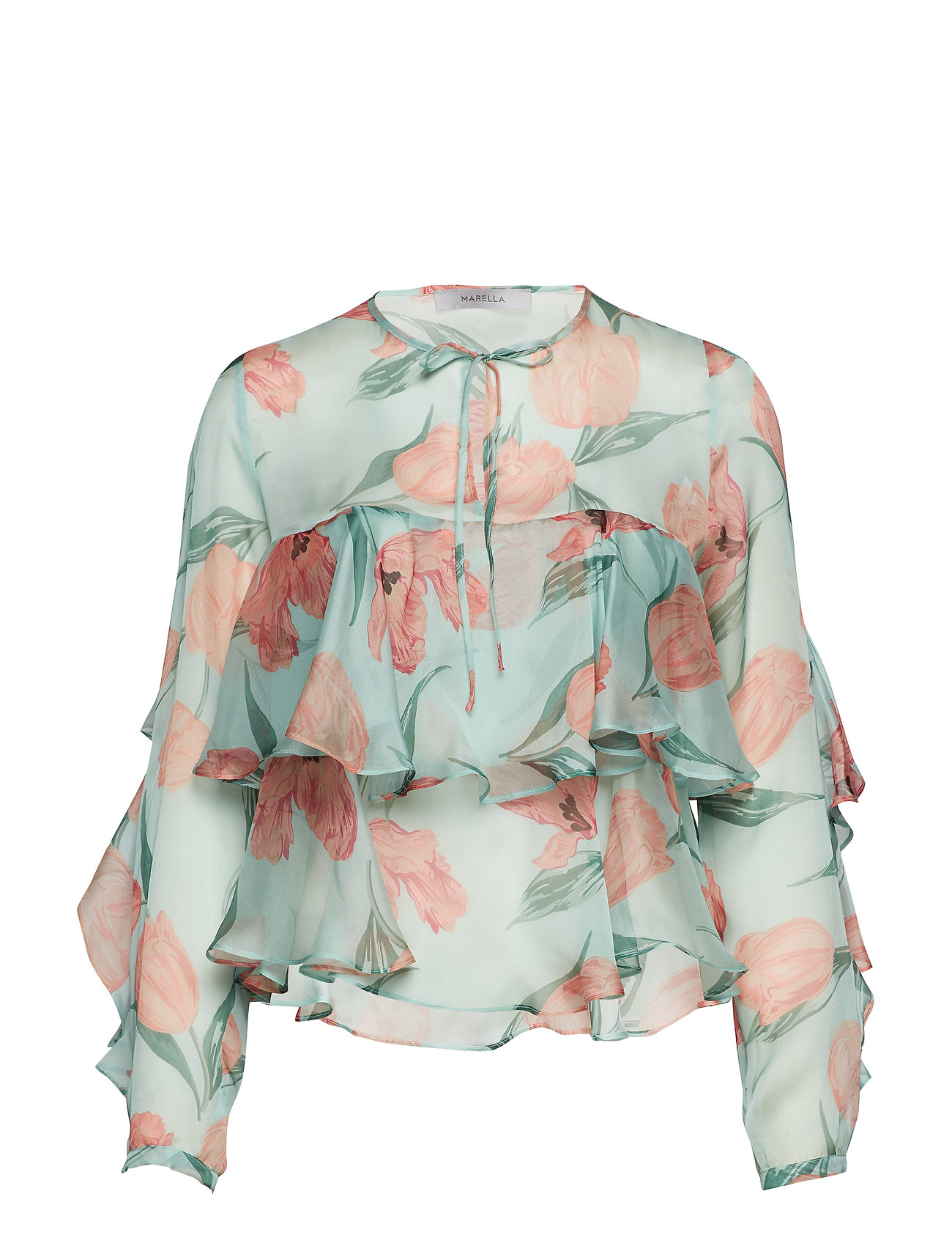 Biro Blouse Lange Mouwen Multipatroon Marella marella kopen in de aanbieding