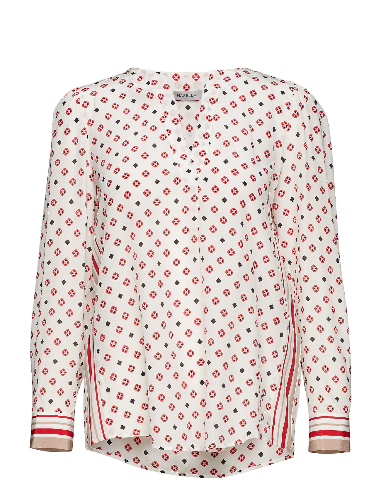 Leandro Blouse Lange Mouwen Wit Marella marella kopen in de aanbieding Leandro Blouse Lange Mouwen Wit Marella marella kopen in de aanbieding