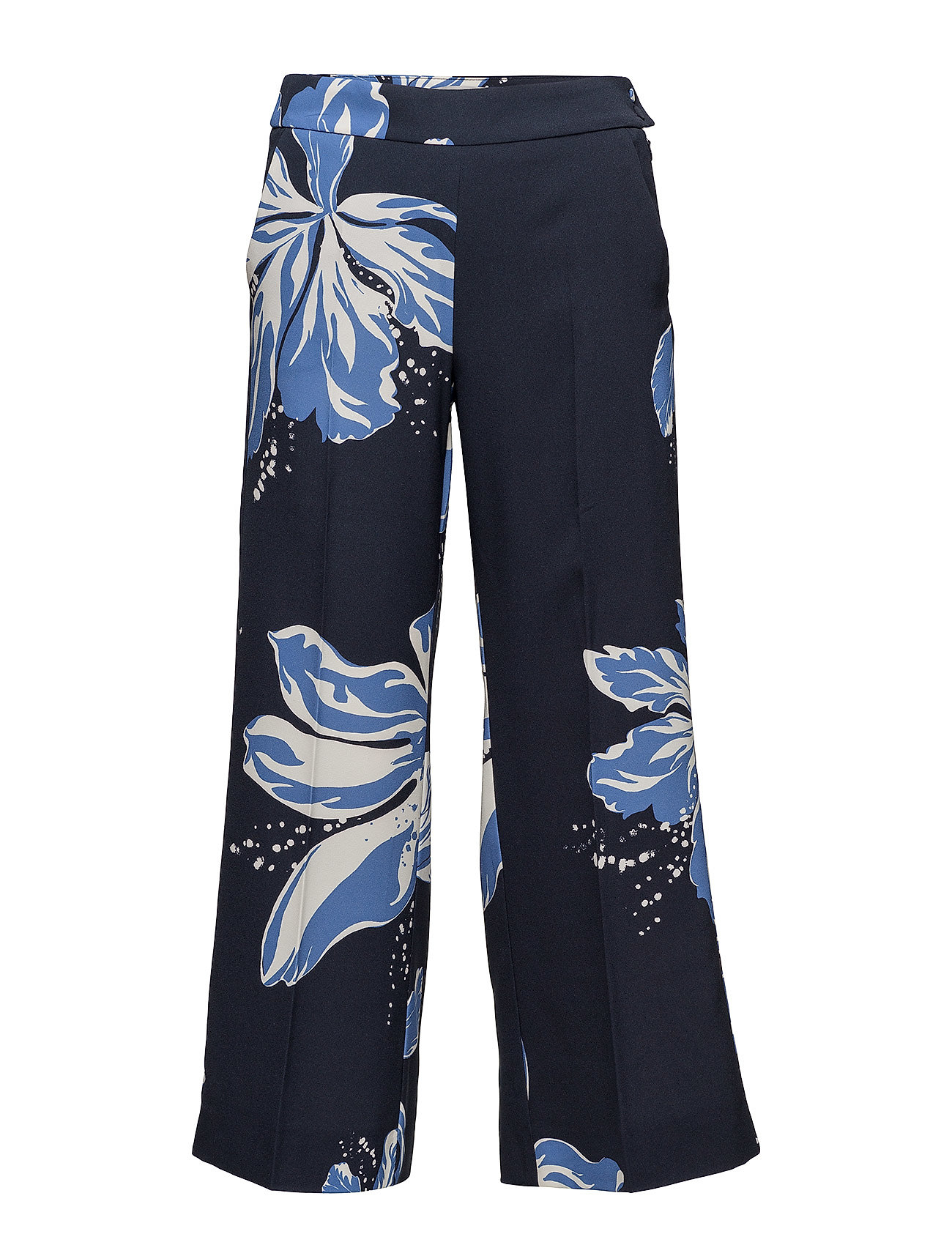 Emery Wijde Broek Blauw Marella marella kopen in de aanbieding