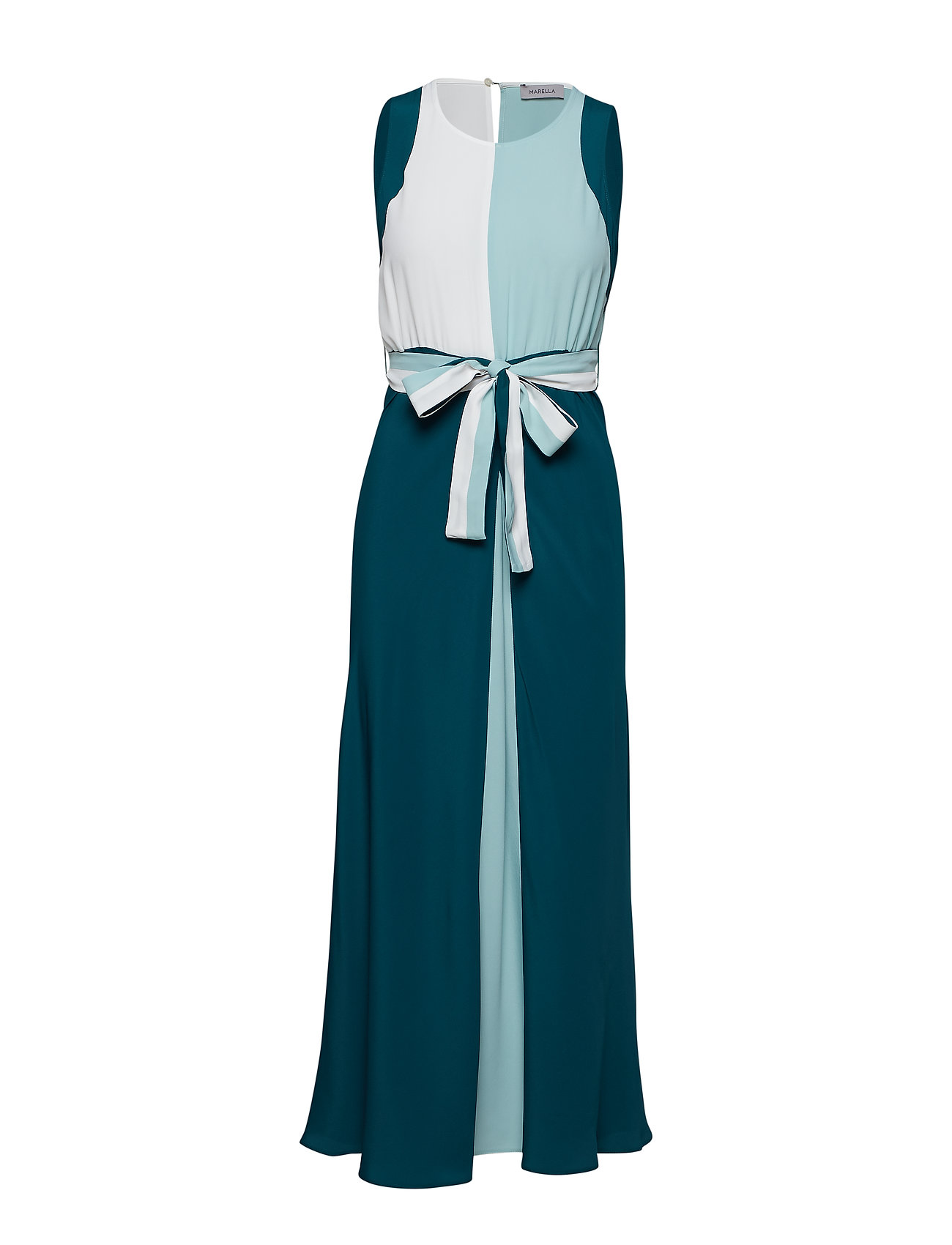 Batun Maxi Dress Galajurk Blauw Marella marella kopen in de aanbieding Batun Maxi Dress Galajurk Blauw Marella marella kopen in de aanbieding