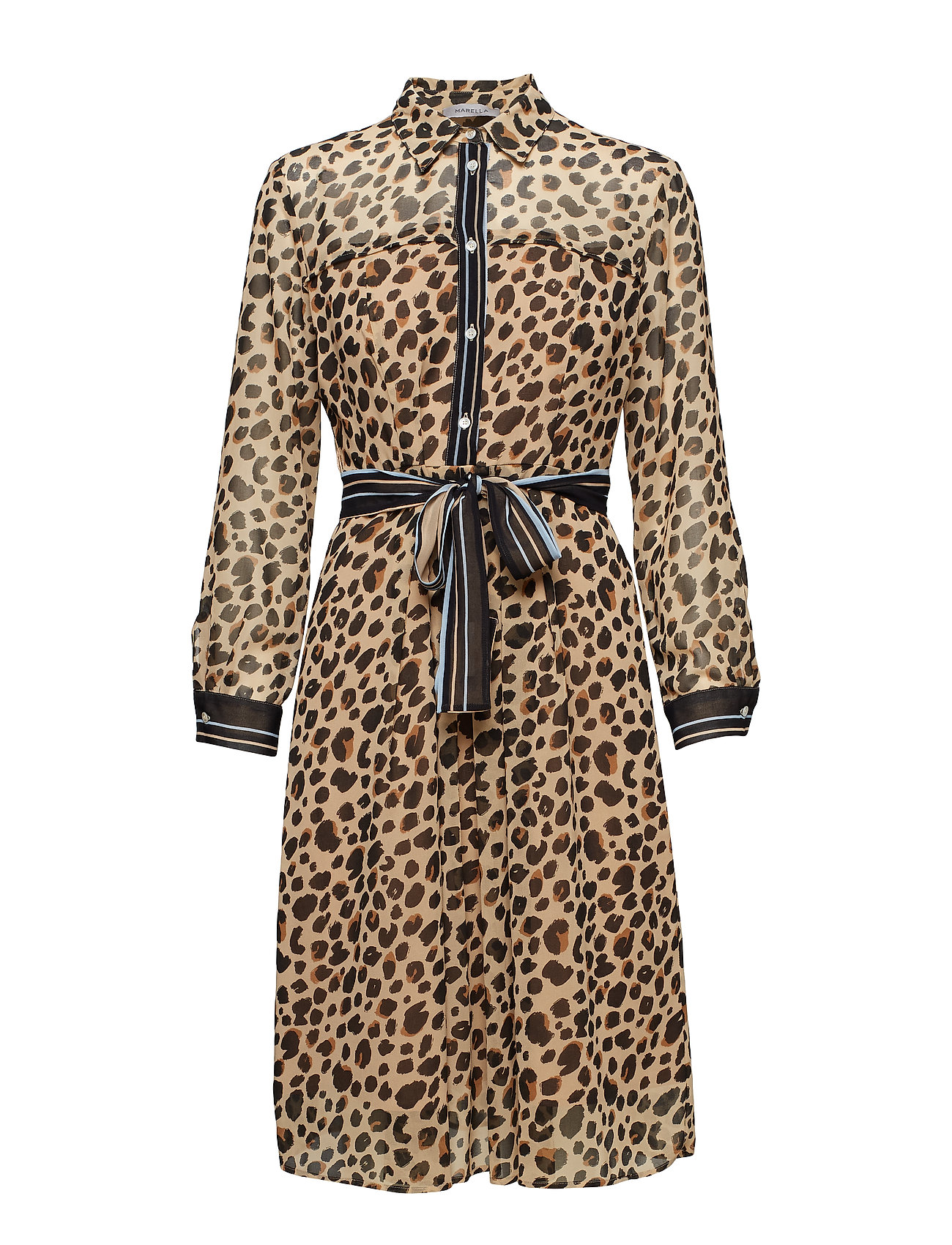 Danae Jurk Knielengte Bruin Marella marella kopen in de aanbieding