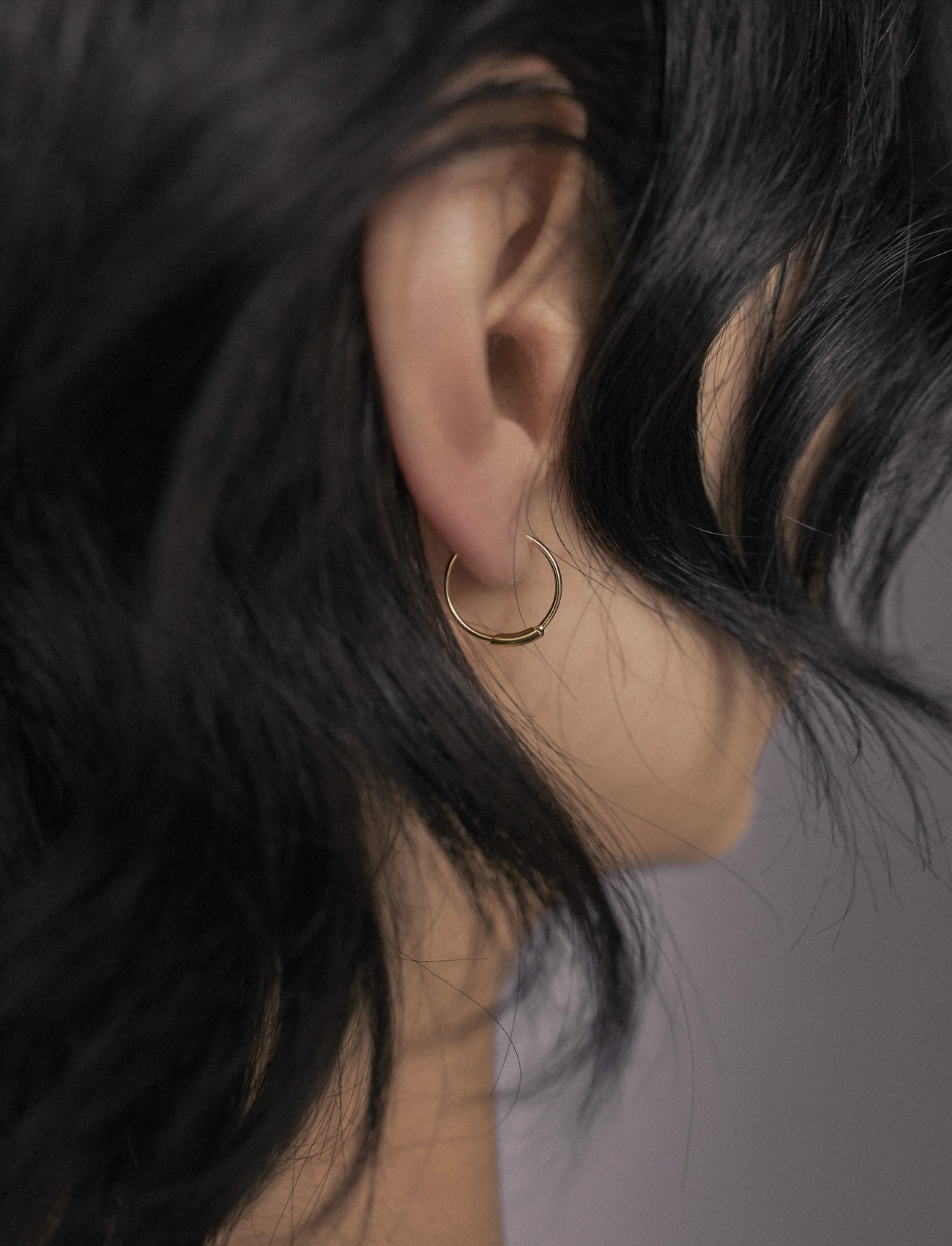 Maria Black Basic Hoop (Pair), 12 MM, Gold, Øreringe > Creoler, Dame