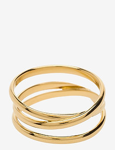 Emilie Wrap Ring - ringen - gold hp